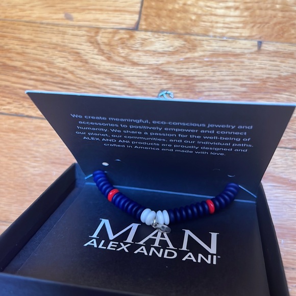 Alex and Ani Anchor Stretch Bracelet - Picture 7 of 8